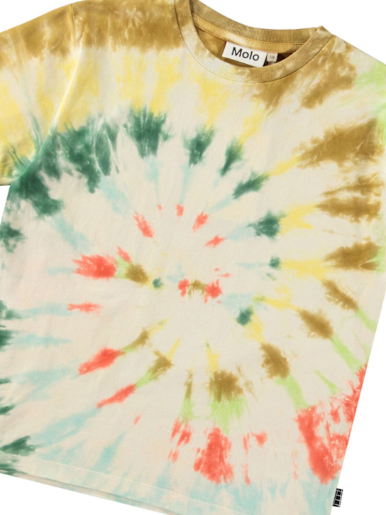 Molo: Printed organic cotton t-shirt - Multicolor - kids-boys_1 | Luisa Via Roma