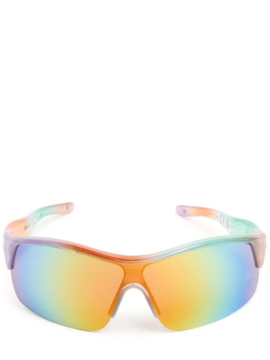 Molo: Printed polycarbonate sunglasses - Multicolor - kids-girls_0 | Luisa Via Roma