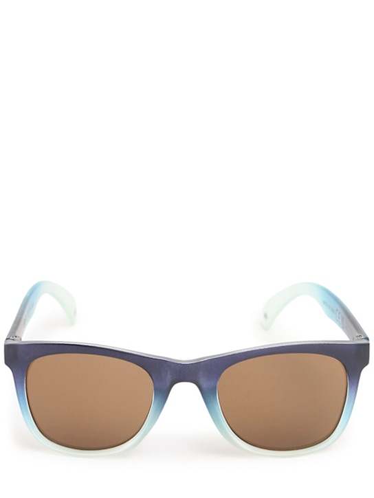 Molo: Printed polycarbonate sunglasses - Blue - kids-girls_0 | Luisa Via Roma